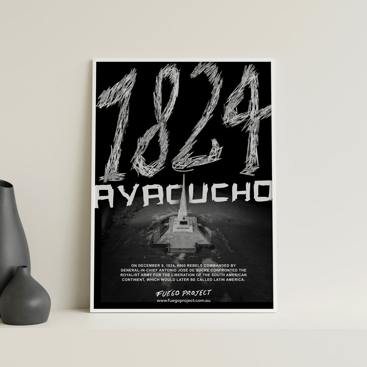 Ayacucho 1824 Official Limited Edition Poster – Historical Art Print